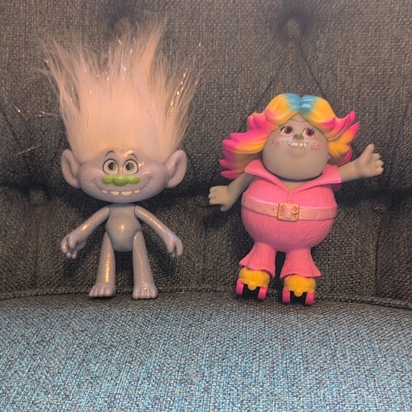 Colorful Guy Diamond And Bridget Troll Set - Picture 1 of 1